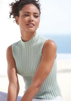 Damenshirts|LASCANA Stricktop Mint