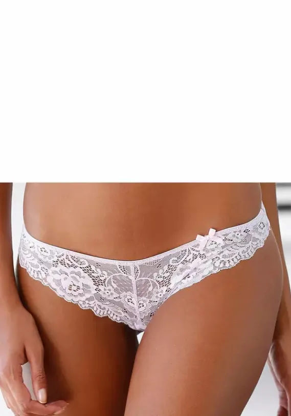 Dessous|LASCANA String Creme