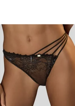 Reizwasche|JETTE String Schwarz-Blau