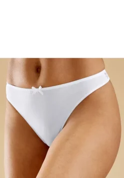 Strings|petite fleur String 2Xweis+1Xschwarz