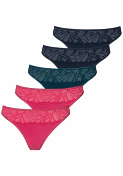 Nachhaltige Dessous & Wasche|Vivance String Pink, Petrol, Navy