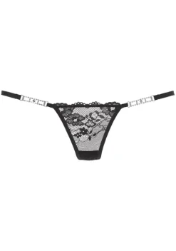 Strings|petite fleur gold String Schwarz