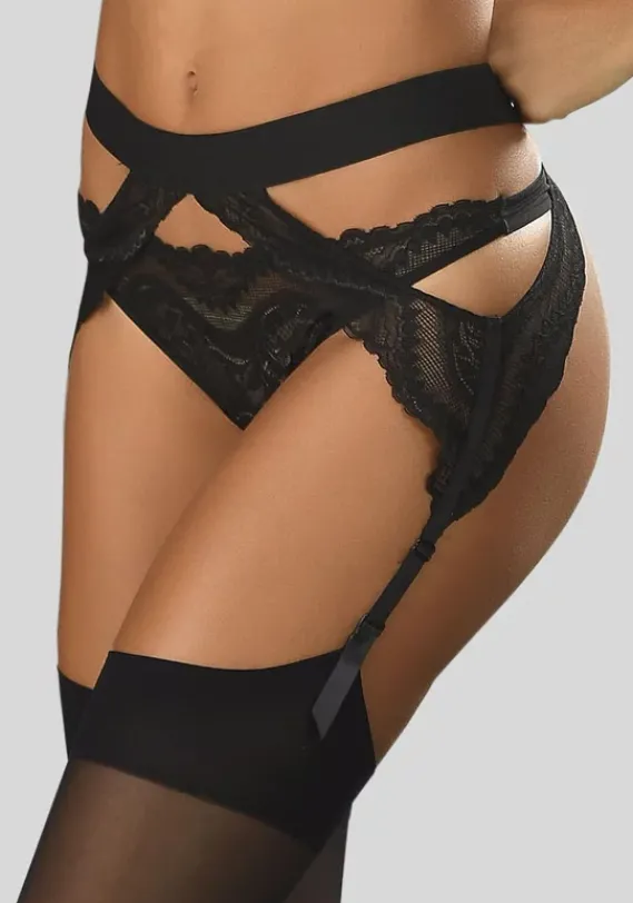 Strings|petite fleur gold String Schwarz