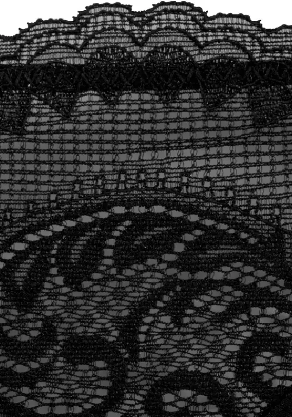 Strings|petite fleur gold String Schwarz