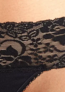 Nachhaltige Dessous & Wasche|Vivance active String Schwarz