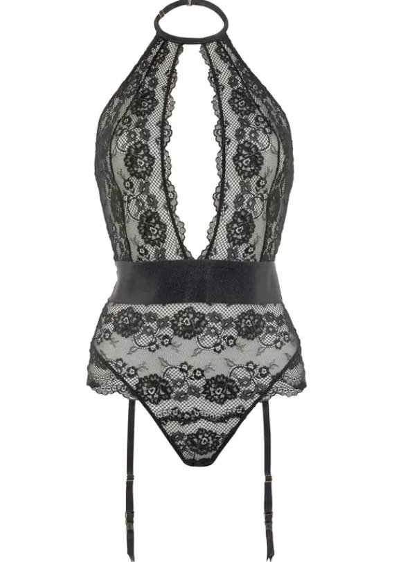 JETTE Spitzen-Bodys<Stringbody