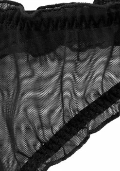 Strings|petite fleur gold String-Ouvert Schwarz