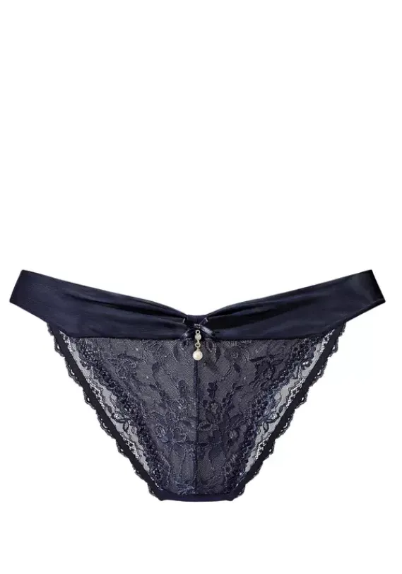 Dessous|LASCANA Stringtanga"Nina" Marine-Nougat