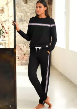 Homewear-Oberteile|H.I.S Sweater Schwarz