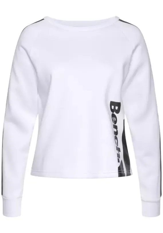 Homewear-Oberteile|Bench. Sweater Weis