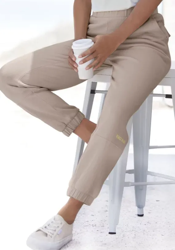 Lange Hosen|Venice Beach Sweathose Beige