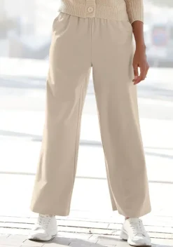 Lange Hosen|LASCANA Sweathose Beige
