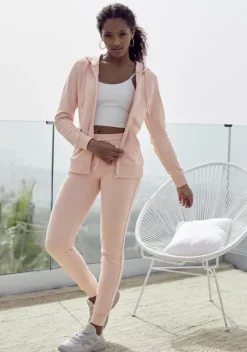 Lange Hosen|H.I.S Sweathose Salmon