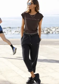 Lange Hosen|Venice Beach Sweathose Schwarz