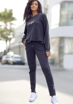 Lange Hosen|Buffalo Sweathose Schwarz