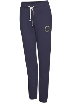 Lange Hosen|Bench. Sweathose Blau-Indigo-Gelb