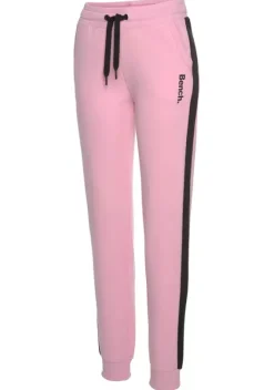 Lange Hosen|Bench. Sweathose Rosa-Schwarz