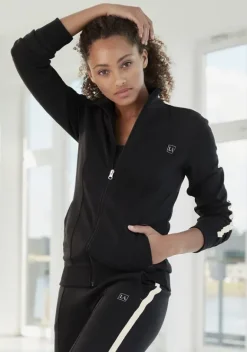 Jacken & Mantel|LASCANA ACTIVE Sweatjacke Schwarz