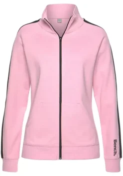 Jacken & Mantel|Bench. Sweatjacke Rosa-Schwarz