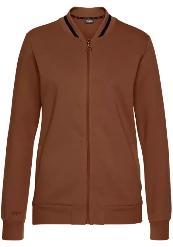 Jacken & Mantel|Buffalo Sweatjacke Caramel