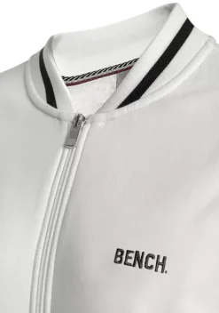 Jacken & Mantel|Bench. Sweatjacke Offwhite-Ecru-Altweis