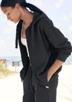 LASCANA Nachhaltige Homewear<Sweatjacke
