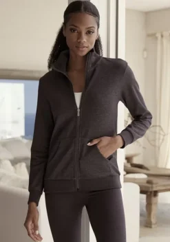 Jacken & Mantel|Bench. Sweatjacke"- Loungejacke" Anthrazit Meliert