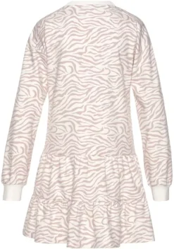 Strandkleider|LASCANA Sweatkleid Nougat