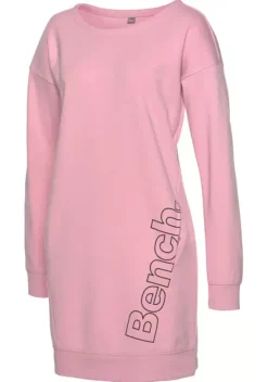 Strandkleider|Bench. Sweatkleid Rosa-Schwarz