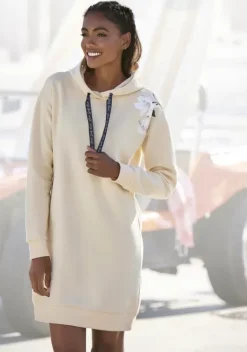 Strandkleider|Bench. Sweatkleid Creme