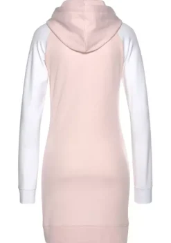 Strandkleider|Bench. Sweatkleid Weis-Rosa