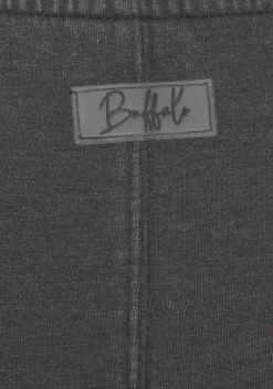 Homewear-Oberteile|Buffalo Sweatshirt Schwarz