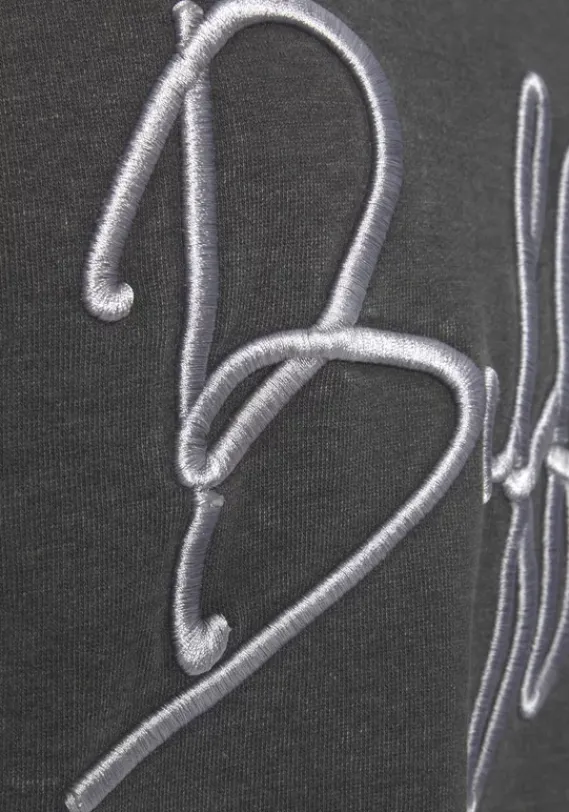 Homewear-Oberteile|Buffalo Sweatshirt Schwarz