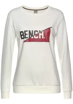 Homewear-Oberteile|Bench. Sweatshirt Offwhite-Ecru