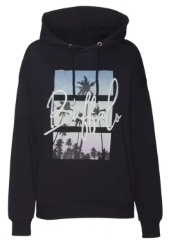 Homewear-Oberteile|Buffalo Sweatshirt Schwarz