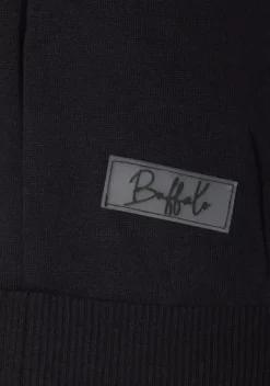 Homewear-Oberteile|Buffalo Sweatshirt Schwarz