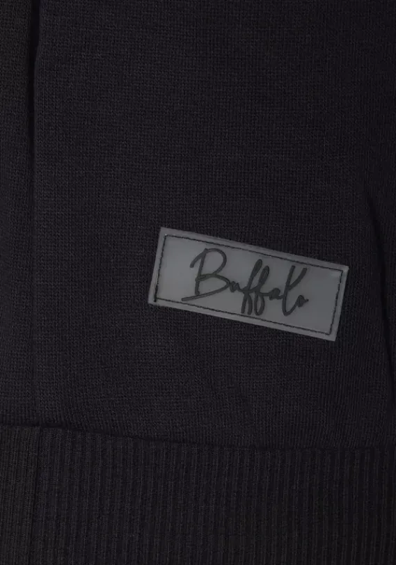 Homewear-Oberteile|Buffalo Sweatshirt Schwarz
