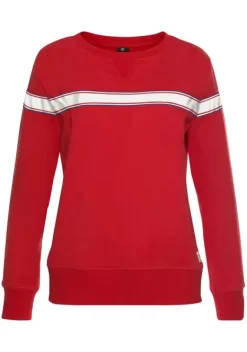 Damenshirts|H.I.S Sweatshirt Rot