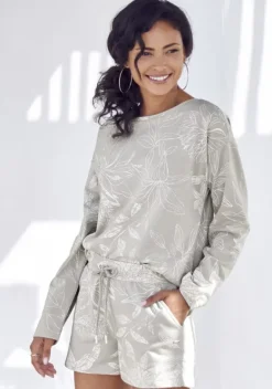 LASCANA Nachhaltige Homewear<Sweatshirt