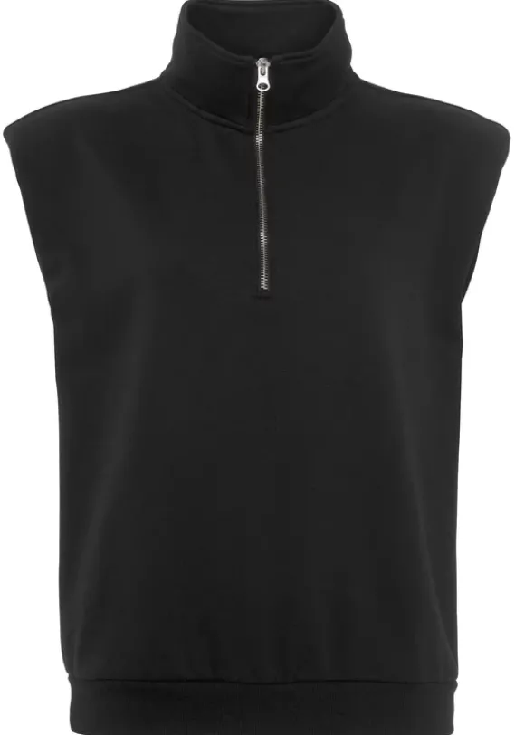 Damenshirts|Bench. Sweatshirt Schwarz