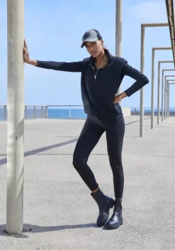 Damenshirts|Bench. Sweatshirt Schwarz