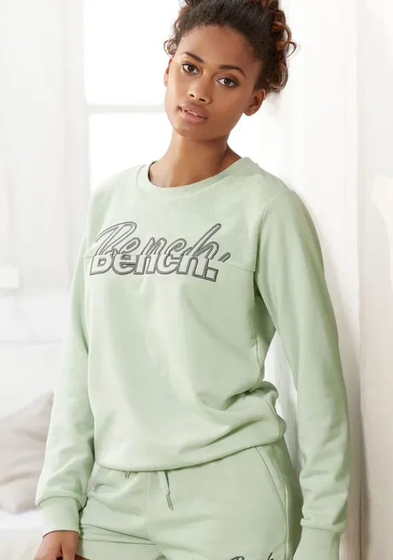 Damenshirts|Bench. Sweatshirt Mint