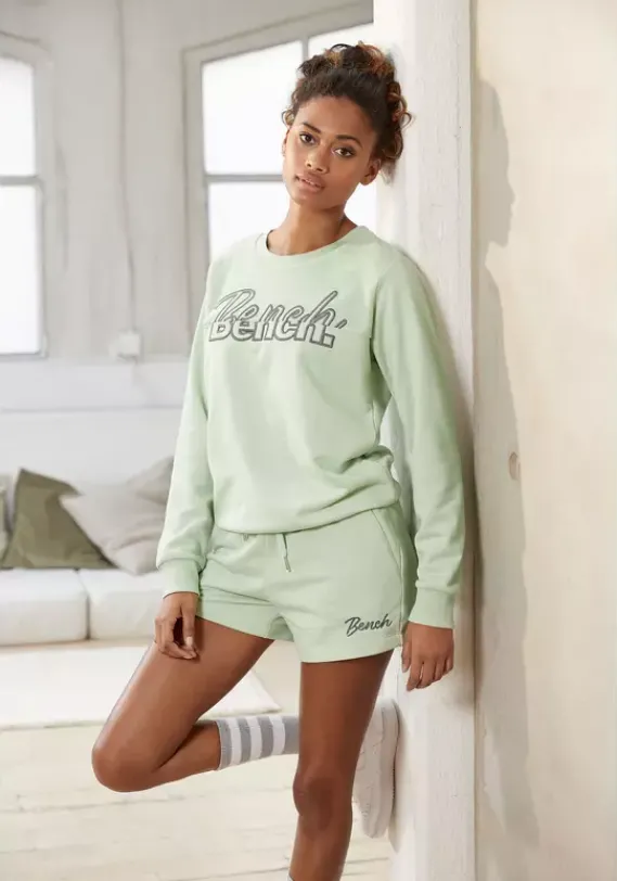 Damenshirts|Bench. Sweatshirt Mint