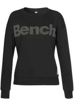 Homewear-Oberteile|Bench. Sweatshirt Schwarz-Taupe
