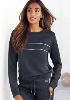 Damenshirts|H.I.S Sweatshirt Marine