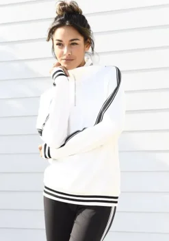 Damenshirts|Bench. Sweatshirt Ecru