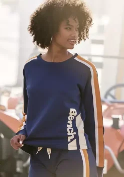 Homewear-Oberteile|Bench. Sweatshirt Dunkelblau