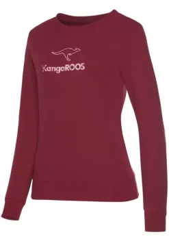 Damenshirts|KangaROOS Sweatshirt Rot