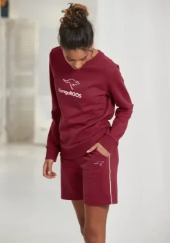 Damenshirts|KangaROOS Sweatshirt Rot