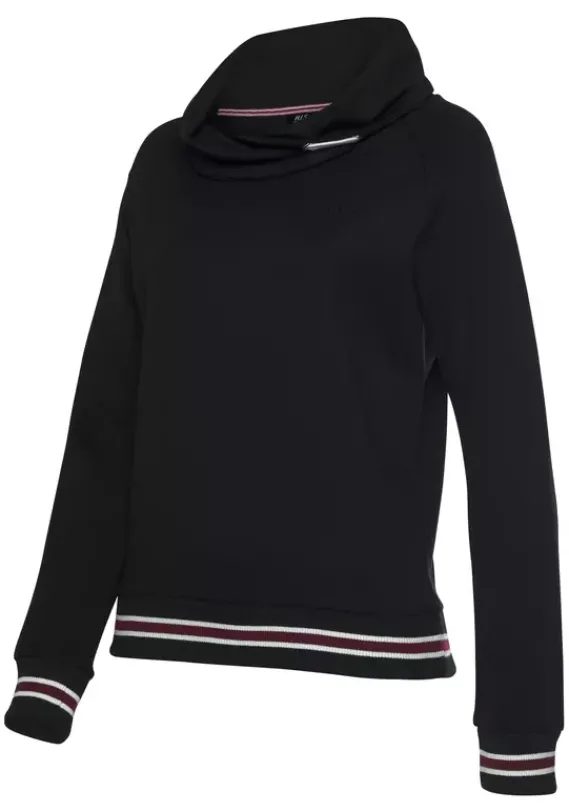 Damenshirts|H.I.S Sweatshirt Schwarz